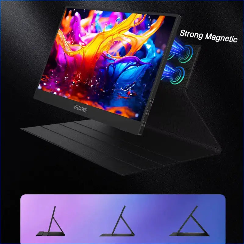 14-Inch Portable 1920x1080 Monitor with USB-C and HDMI Connectivity – External Travel Monitor for PC, Mac, and Mobile Devices - EgoGadgets