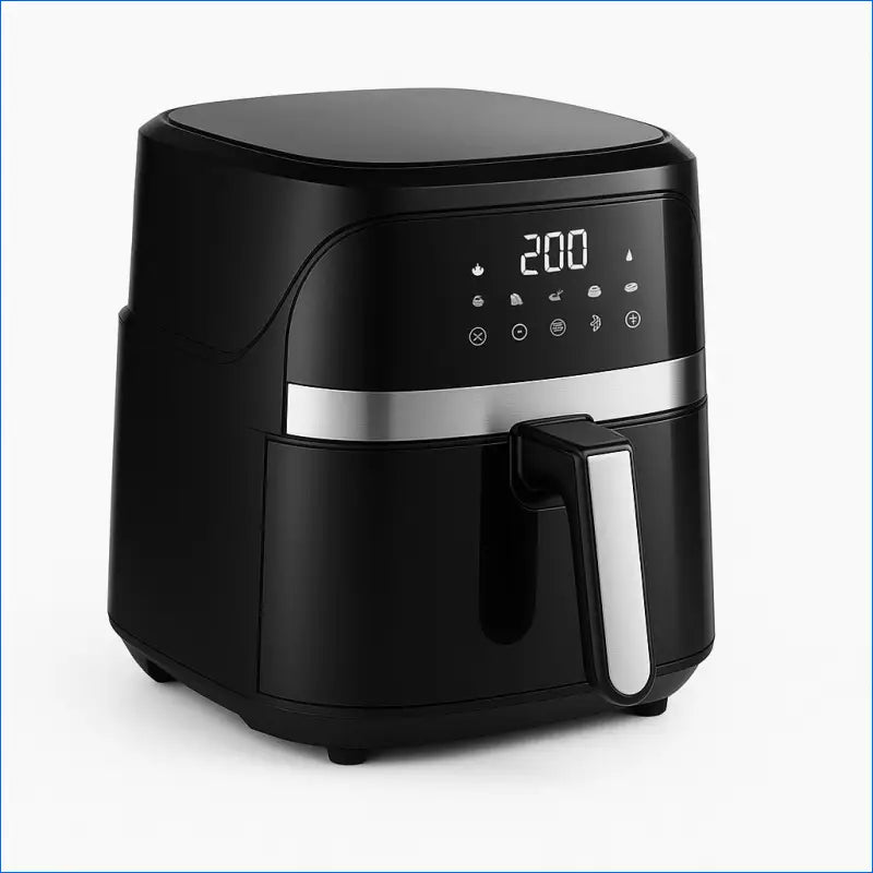 1.5L Air Fryer without Oil 1500W Smart Touch Screen Electric Oven with Timer 8 Preset Menus for Family Cooking - EgoGadgets