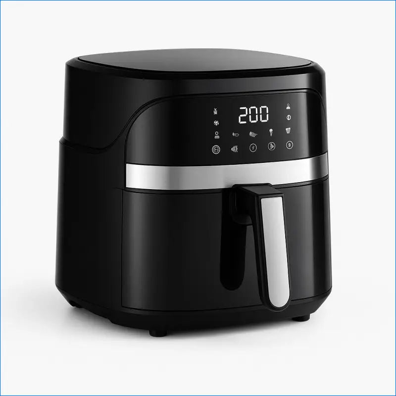 1.5L Air Fryer without Oil 1500W Smart Touch Screen Electric Oven with Timer 8 Preset Menus for Family Cooking - EgoGadgets