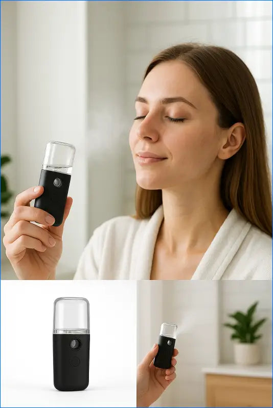 Nano Facial Hydrator Sprayer - Portable Rechargeable Humidifier and Face Steamer for Home and Travel Use, Ideal for Women's Skincare Routine - EgoGadgets