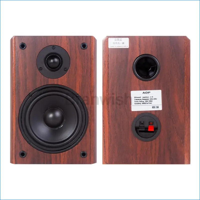 100W 5.25 Inch High-Power Passive Bookshelf Speaker - Desktop and Wall-Mounted Hi-Fi Surround Sound Monitor - EgoGadgets